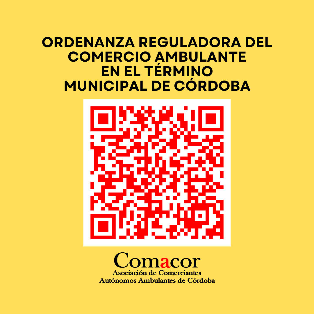 ORDENANZA REGULADORA DEL COMERCIO AMBULANTE EN EL TÉRMINO MUNICIPAL DE CÓRDOBA